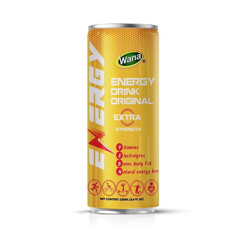 Energy Drink Flavored Orange 250ML